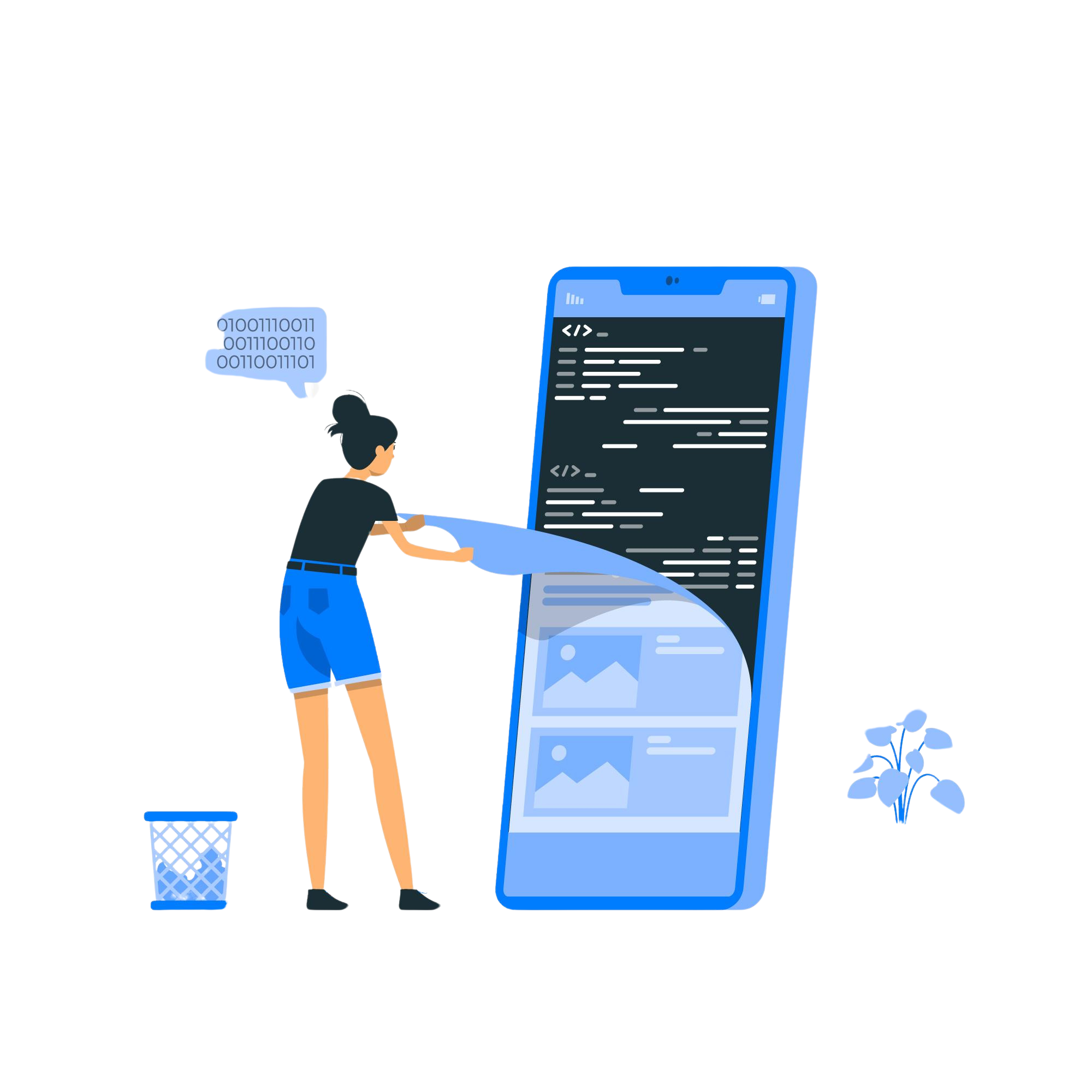 Application Development Illustration