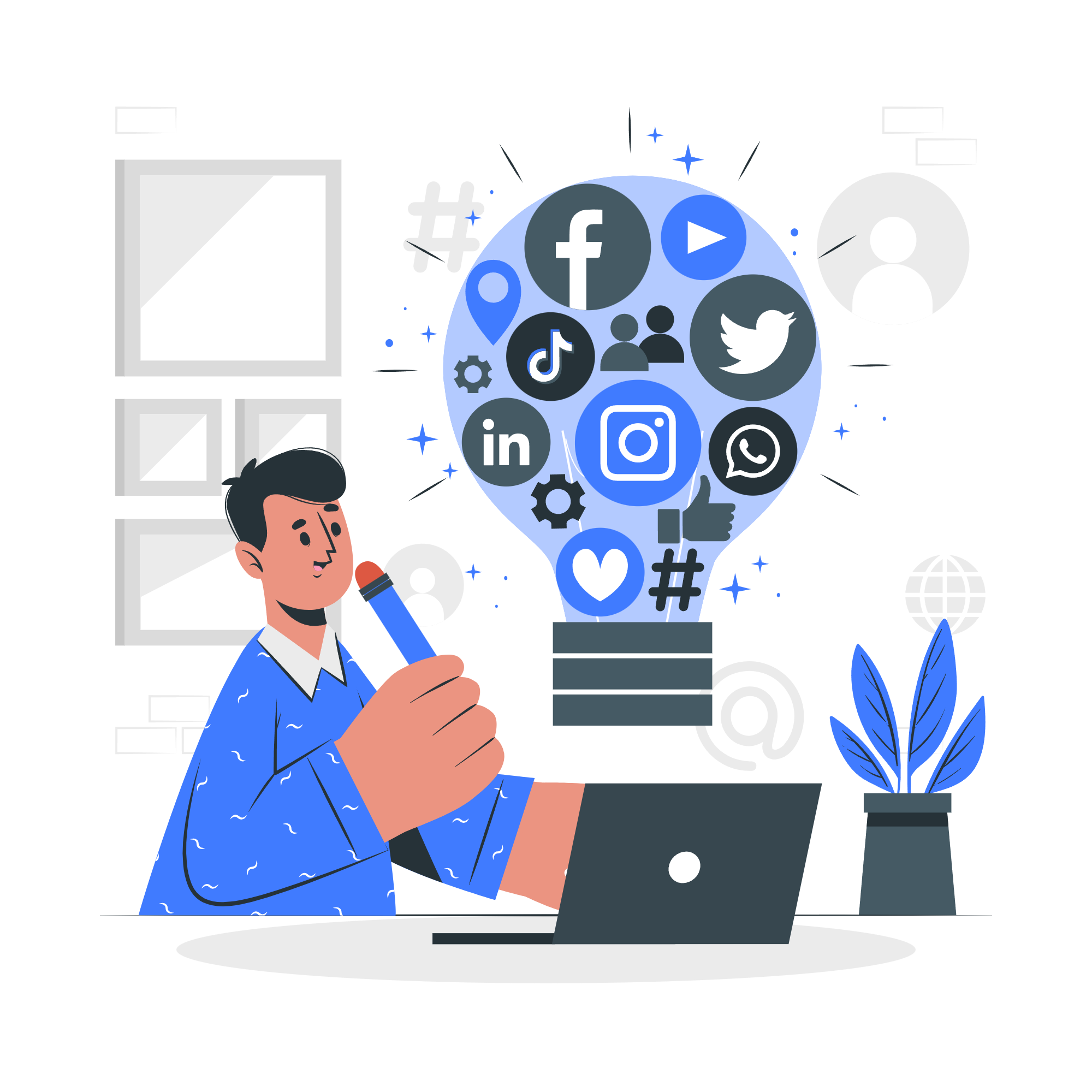Digital Marketing Illustration