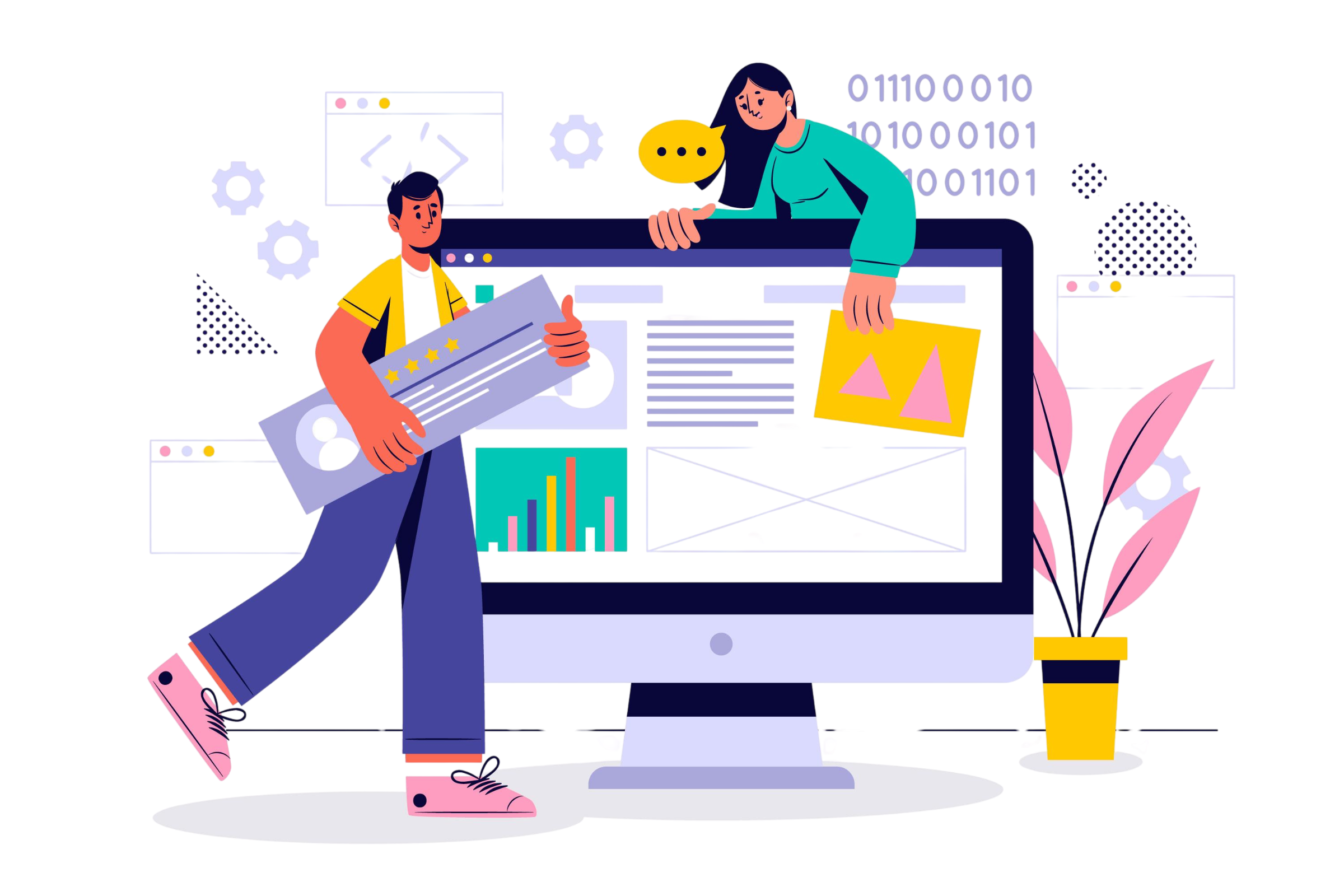 Website Development Illustration